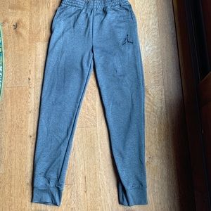 Boys Nike Large Heather Gray Joggers - Large